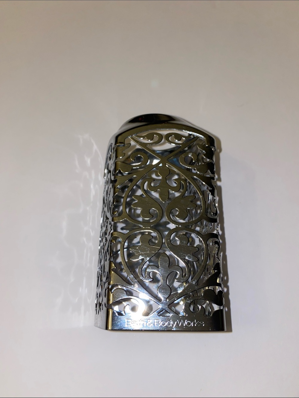 Bath & Body Works Silver Foaming Soap Holder